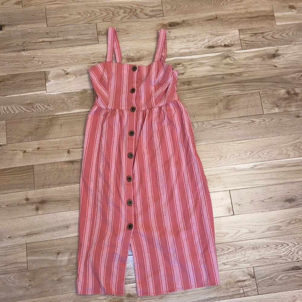 striped dress with straps 💕